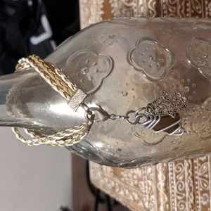 Seaglass hamsa hand bracelet